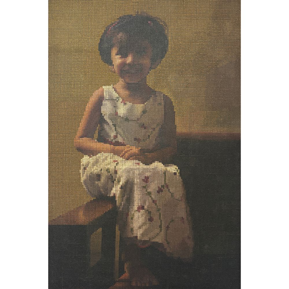 Girl on a Bench