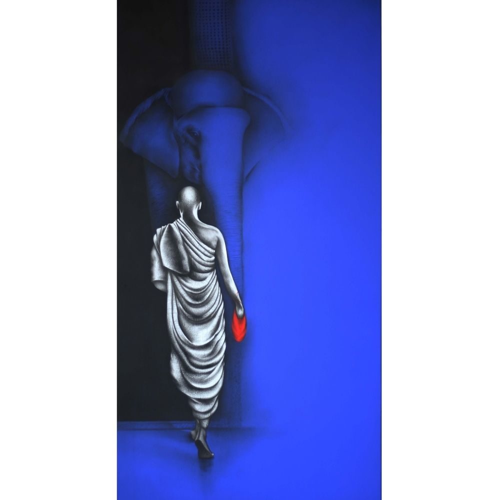 Monk Painting
